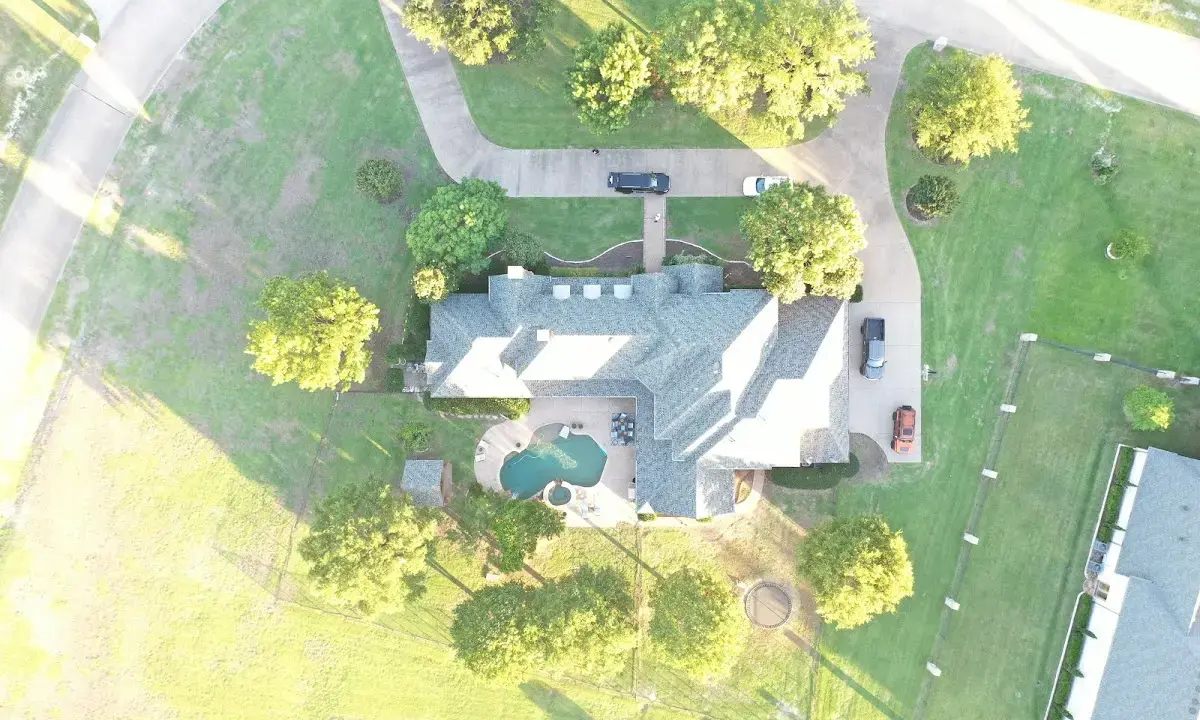 New shingle roof installation on a home in Buda